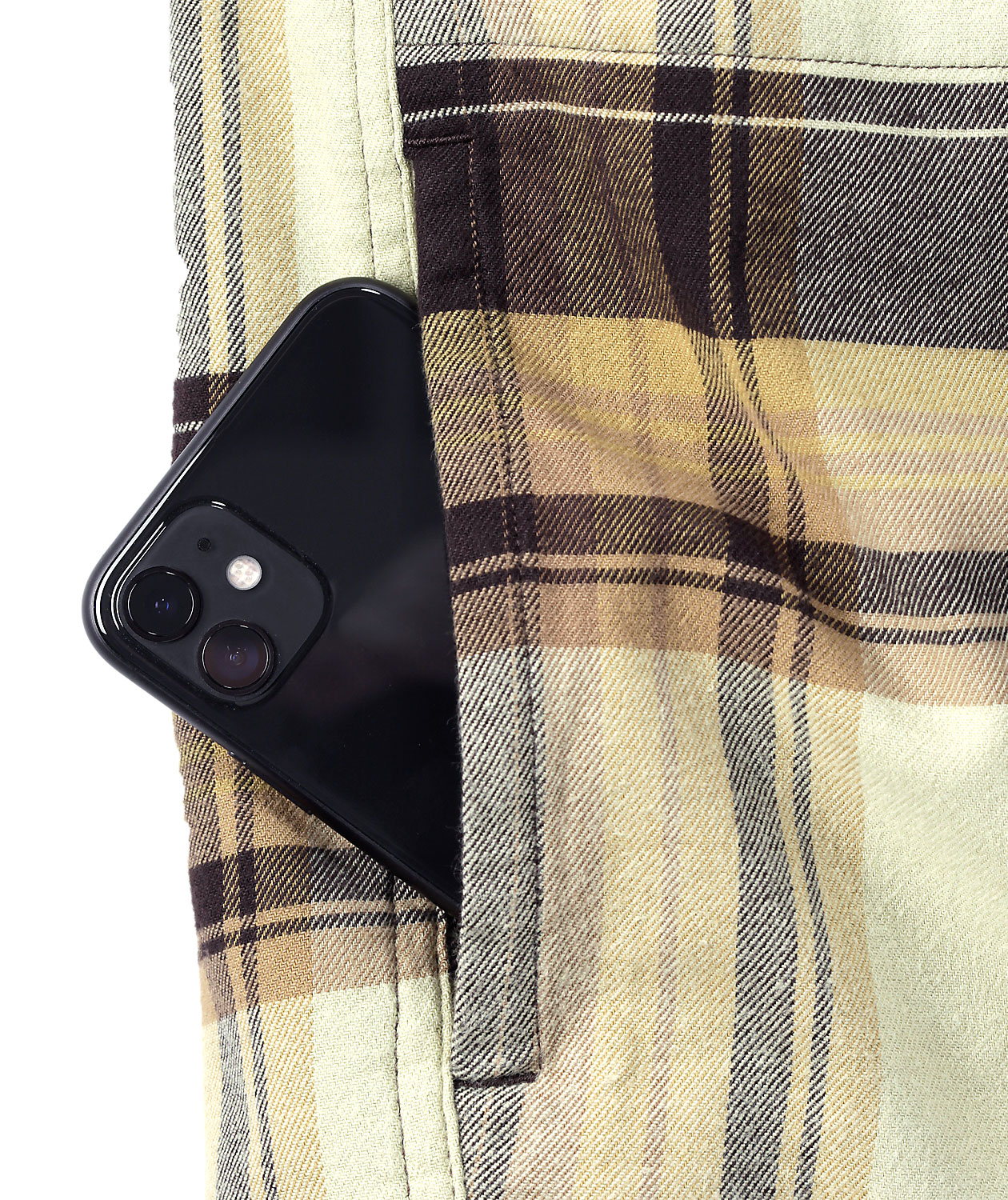 Carhartt fodrad flanellskjorta jacka, Dark brown, large image number 4