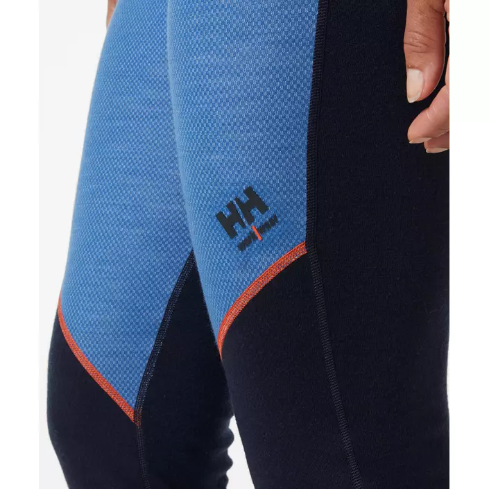 Helly Hansen Lifa women's long johns with merino wool, Navy/Stone blue, large image number 4