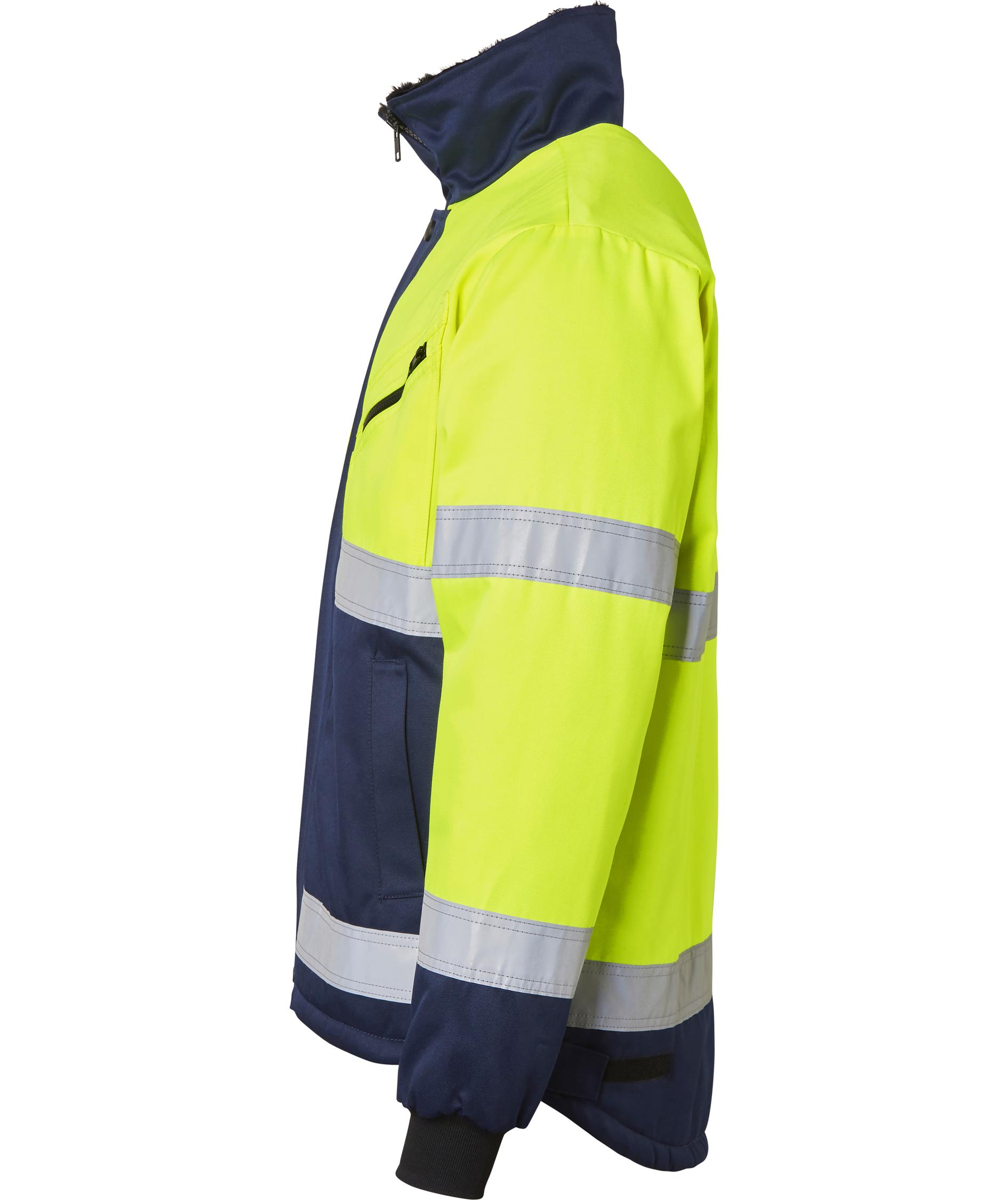 Top Swede winter jacket 5616, Hi-Vis Yellow/Navy, large image number 3