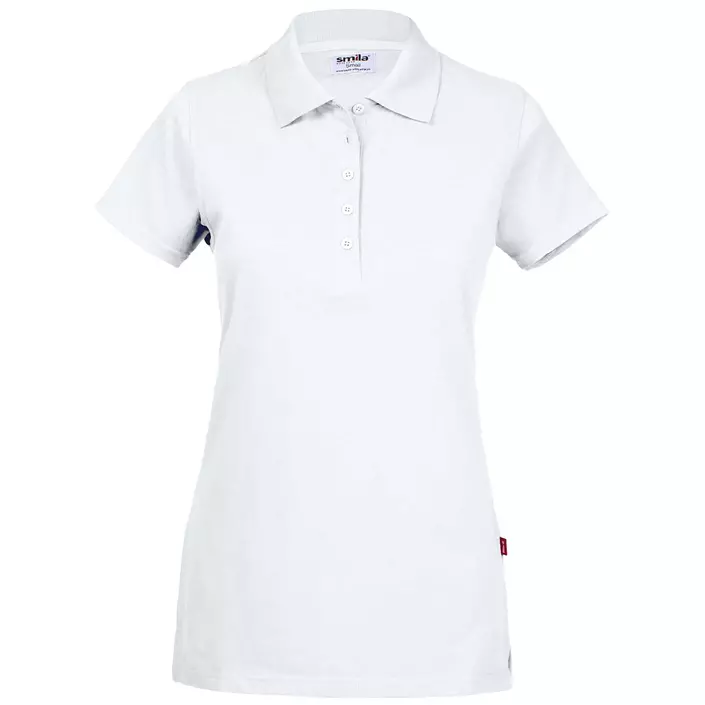 Smila Workwear Daga dame polo T-shirt, Hvid, large image number 0