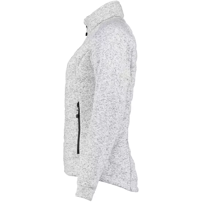 ID quilted women's fleece jacket, Grey Melange, large image number 4