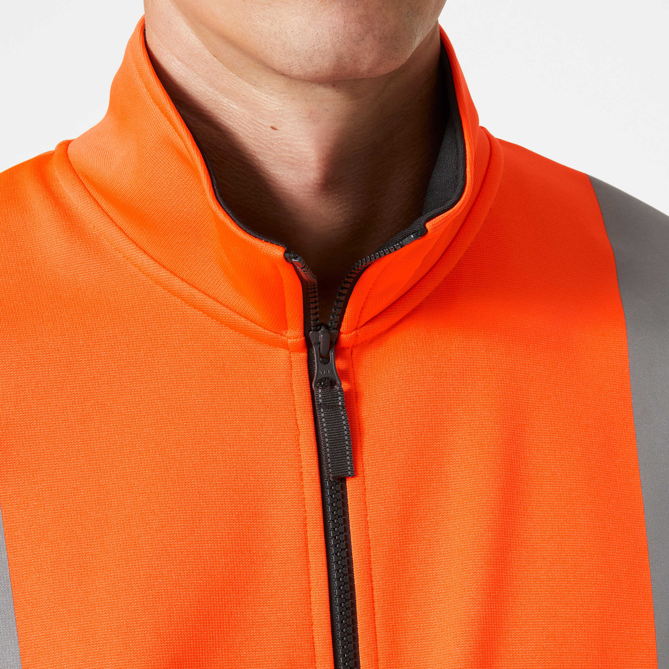 Helly Hansen Addvis cardigan, Hi-vis Orange/Ebony, large image number 4