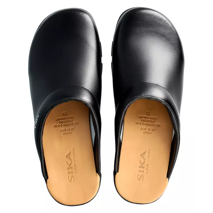 Sika Flex LBS clogs without heel cover OB, Black, large image number 3