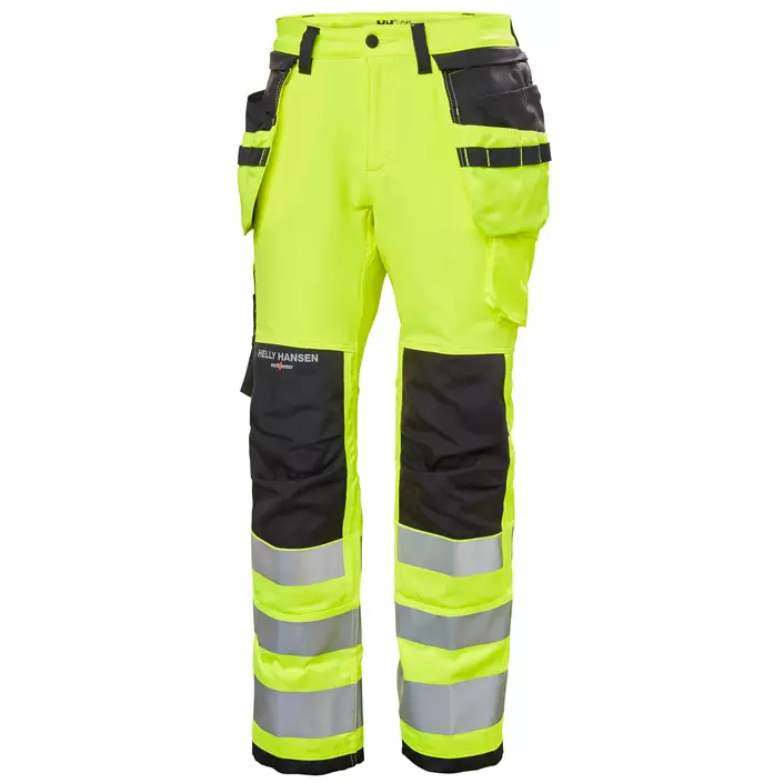 Helly Hansen Luna women's craftsman trousers full stretch, Hi-vis yellow/charcoal, large image number 0
