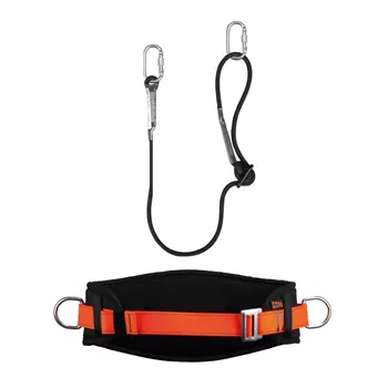 OS FallSafe BASIC 2 adjustable Lanyard rope with belt, Black