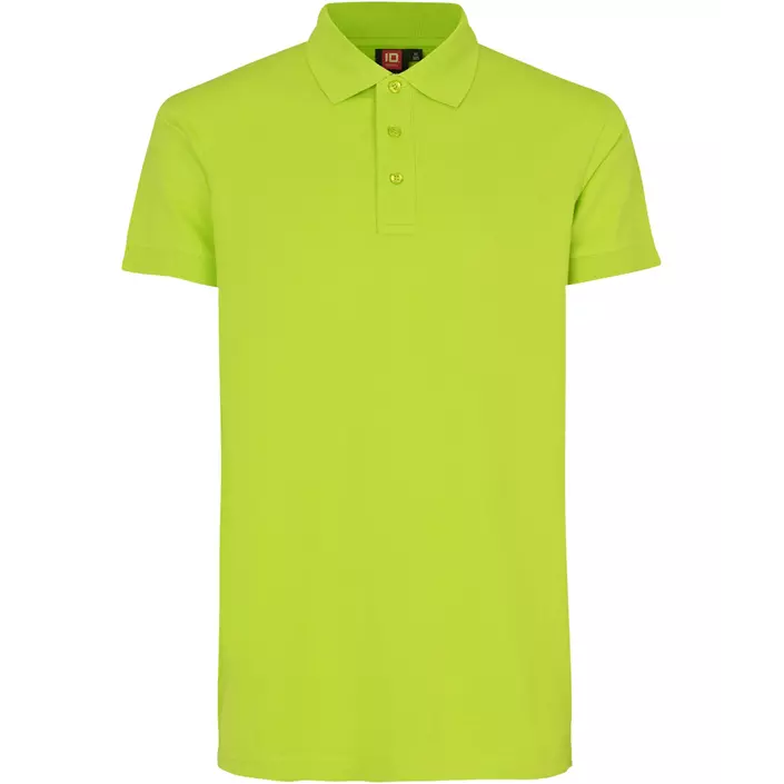 ID Stretch Polo T-shirt, Lime, large image number 0