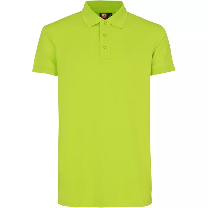 ID Stretch polo T-skjorte, Lime, large image number 0
