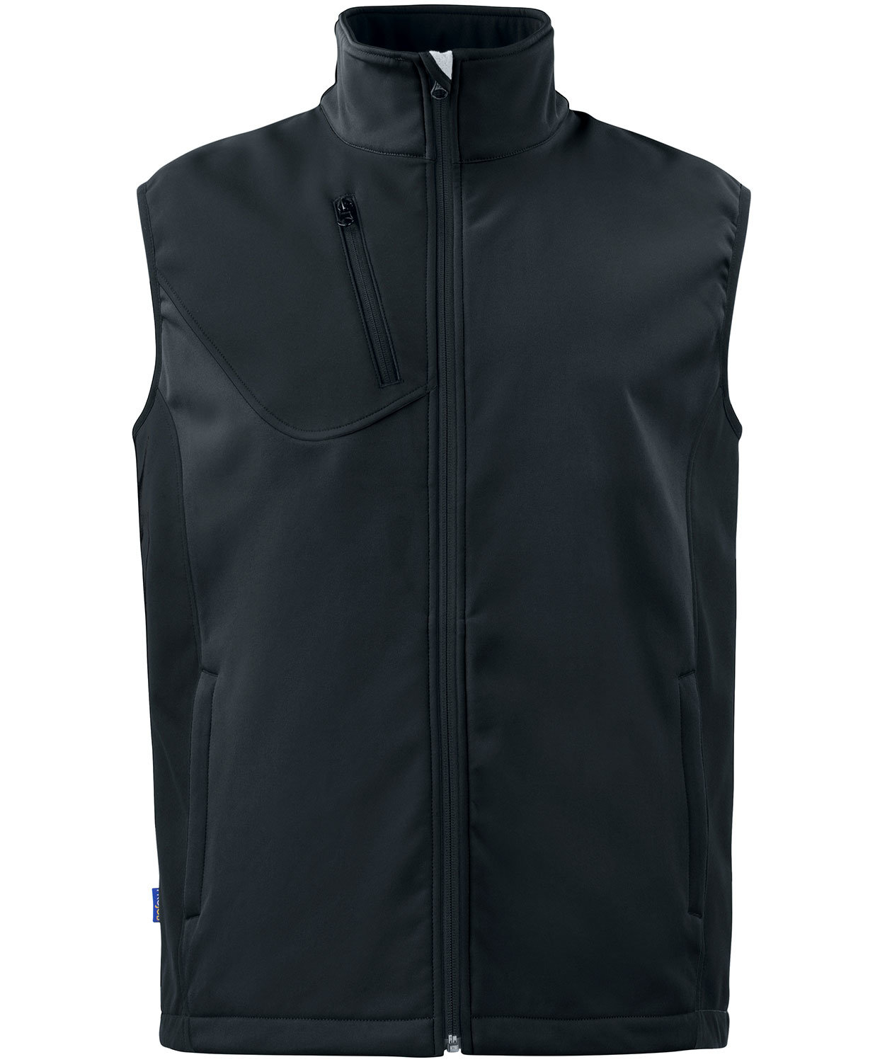 ProJob softshell vest 3702, Black, Black, swatch