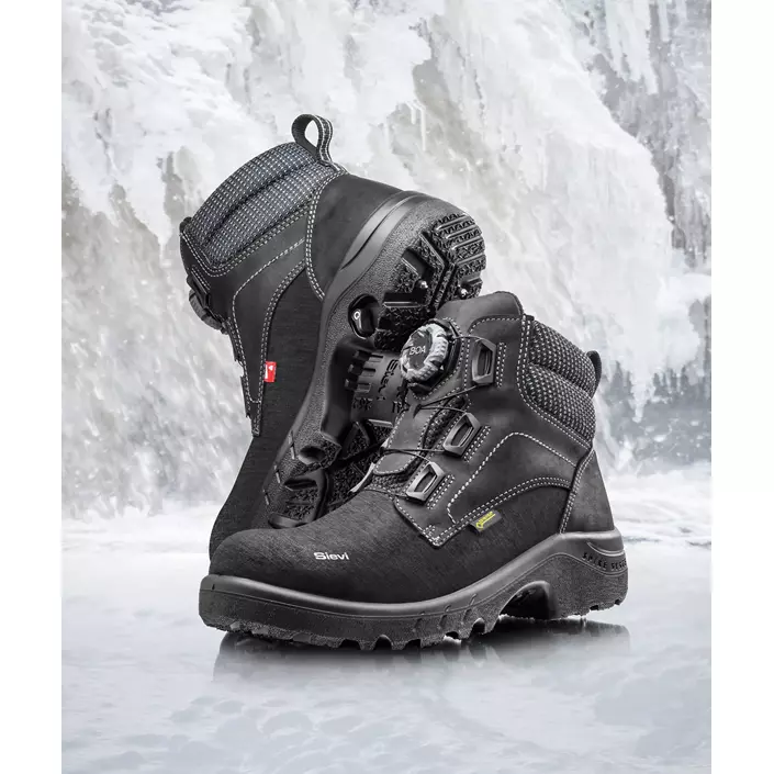 Sievi Spike GT Roller winter safety boots SBP, Black, large image number 1