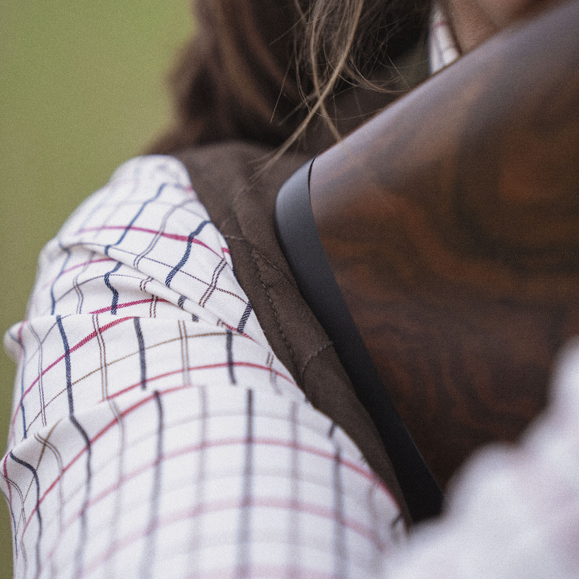 Seeland Kerry Shooting skjorta dam, Cabernet/Blue Check, large image number 6