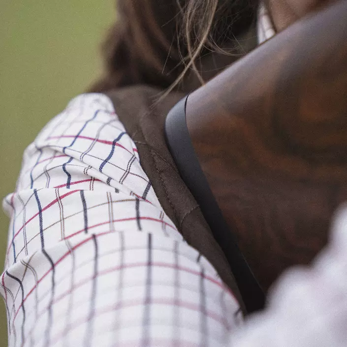 Seeland Kerry Shooting skjorta dam, Cabernet/Blue Check, large image number 6