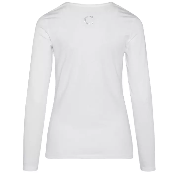 Claire Woman Ami langærmet dame T-shirt, Hvid, large image number 1