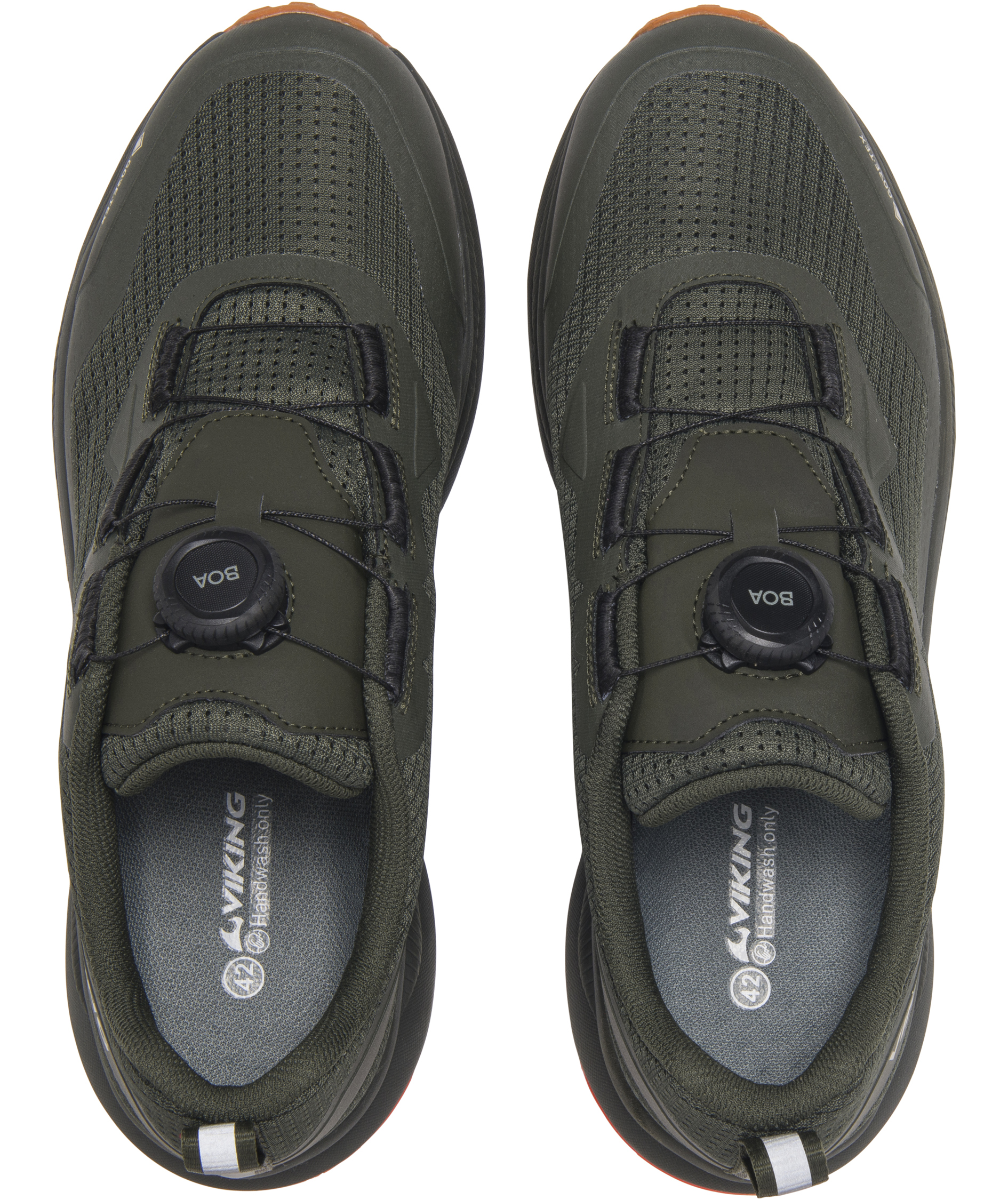 Viking Motion Low GTX M sneakers, Pine/Red, large image number 4