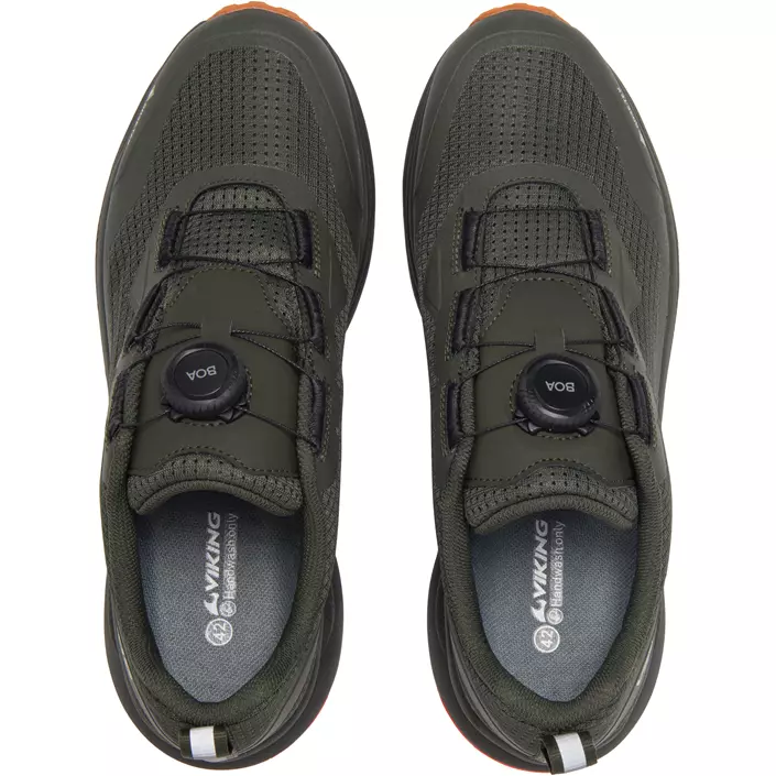 Viking Motion Low GTX M sneakers, Pine/Red, large image number 4