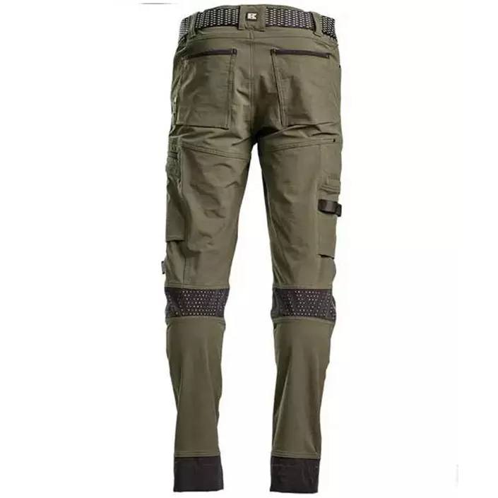 Kramp Technical work trousers full stretch, Olive Green, large image number 1