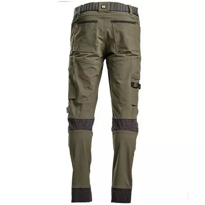 Kramp Technical work trousers full stretch, Olive Green, large image number 1