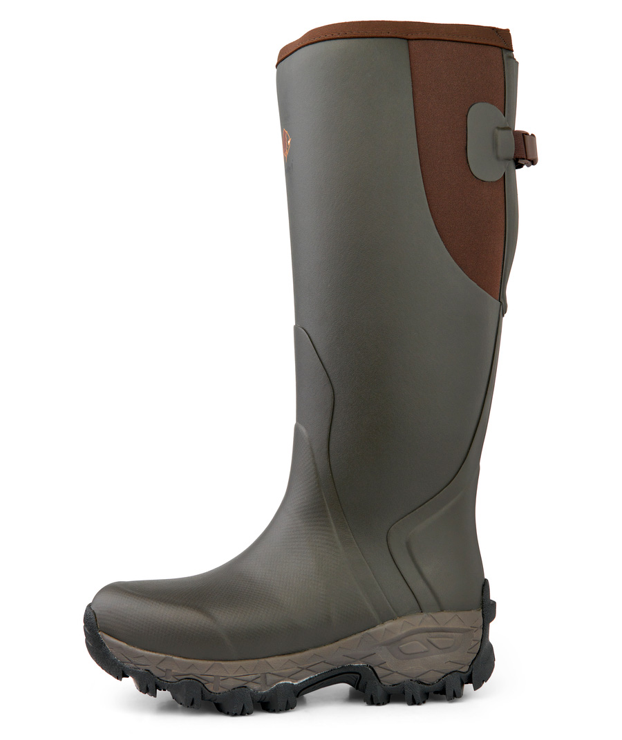 Gateway1 Moor Country Lady 17" 3mm side-zip gummist&ouml;vlar, Dark brown, large image number 2