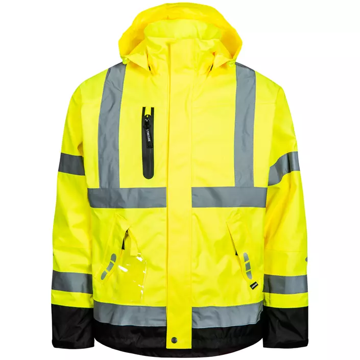 Lyngsøe shell jacket, Hi-vis Yellow/Black, large image number 0