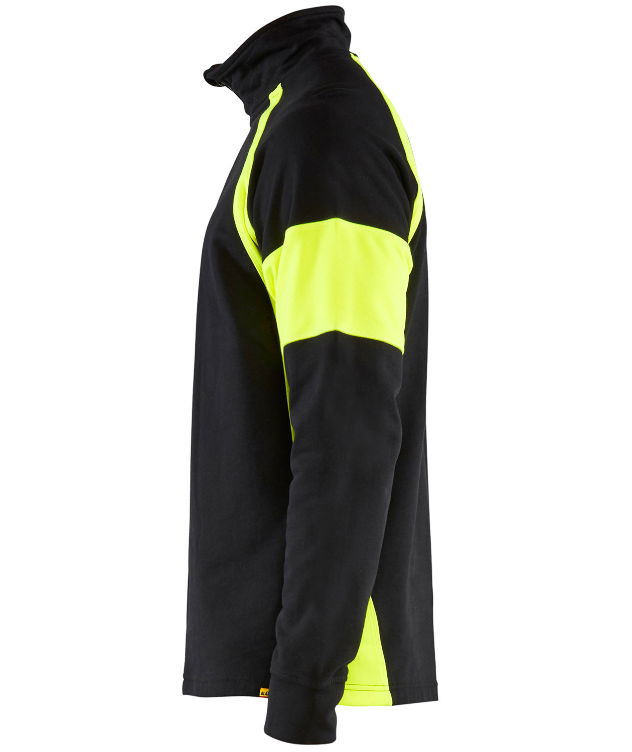 Bl&aring;kl&auml;der Visible sweatshirt, Svart/Hi-Vis Gul, large image number 2