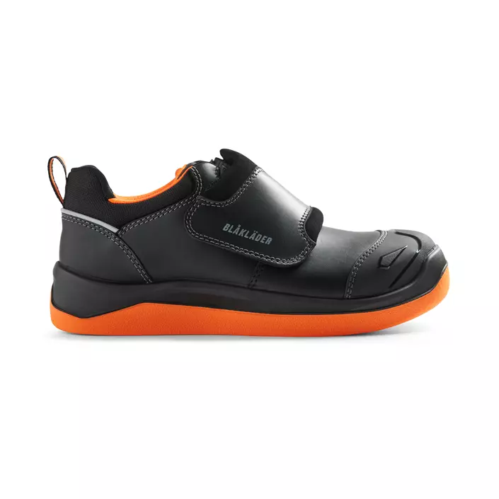 Blåkläder Asfalt safety shoes S2, Black/Orange, large image number 0