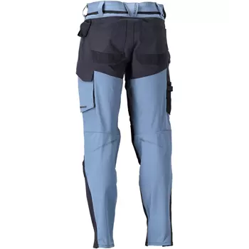 Mascot Customized work trousers full stretch, Stone Blue/Dark Navy