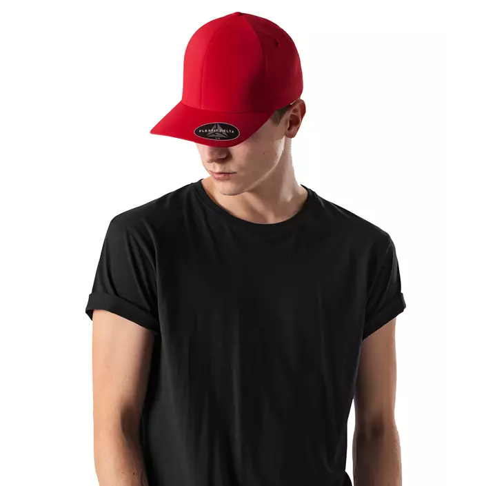 Flexfit Delta® cap, Red, large image number 1