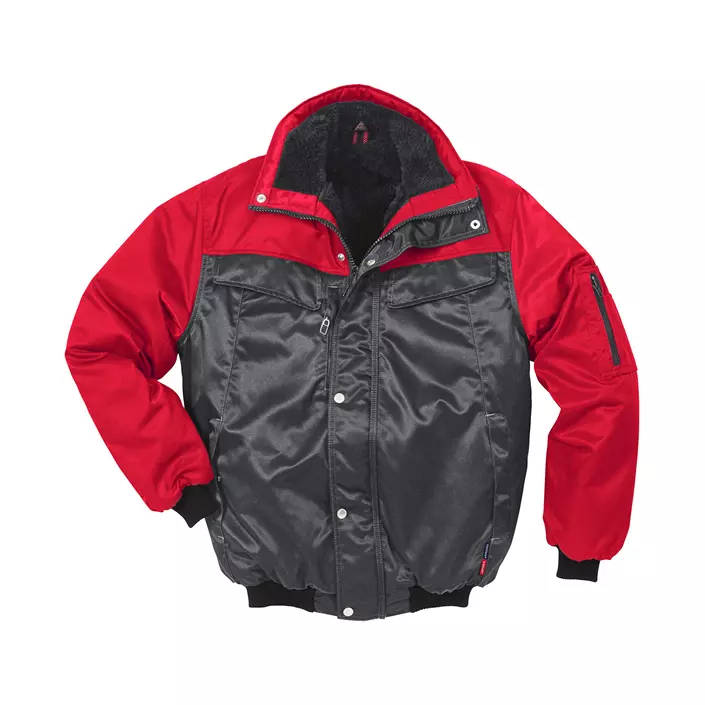 Kansas Icon pilot jacket, Grey/Red, large image number 0