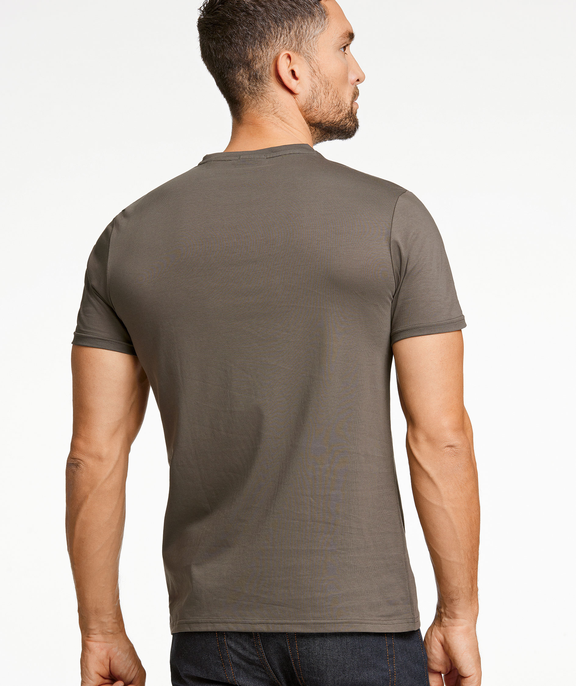 Lindbergh 1927 Mercerized T-shirt, DK Army, large image number 5