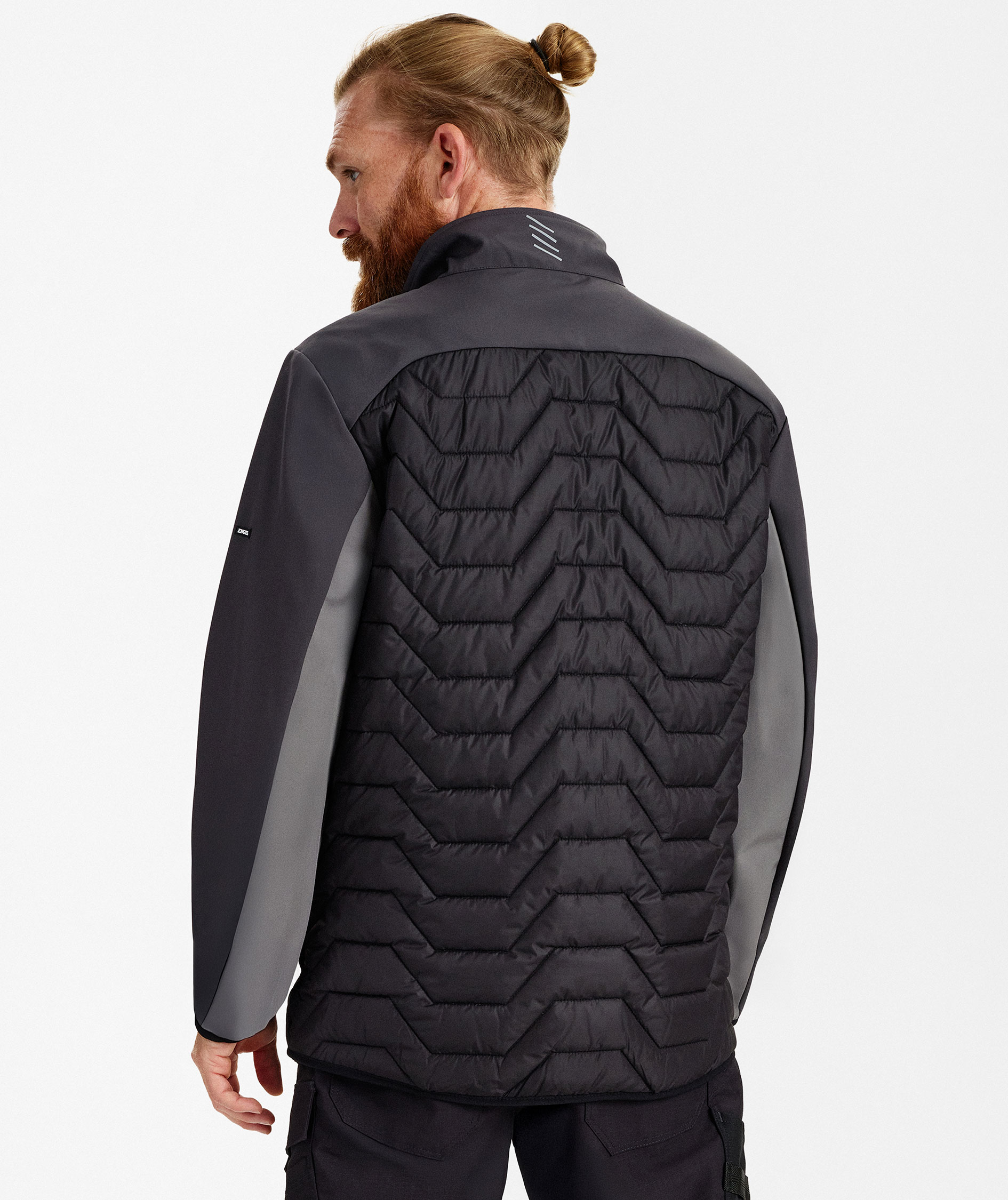 Engel Entire hybrid jacket, Black/Anthracite Grey, large image number 4