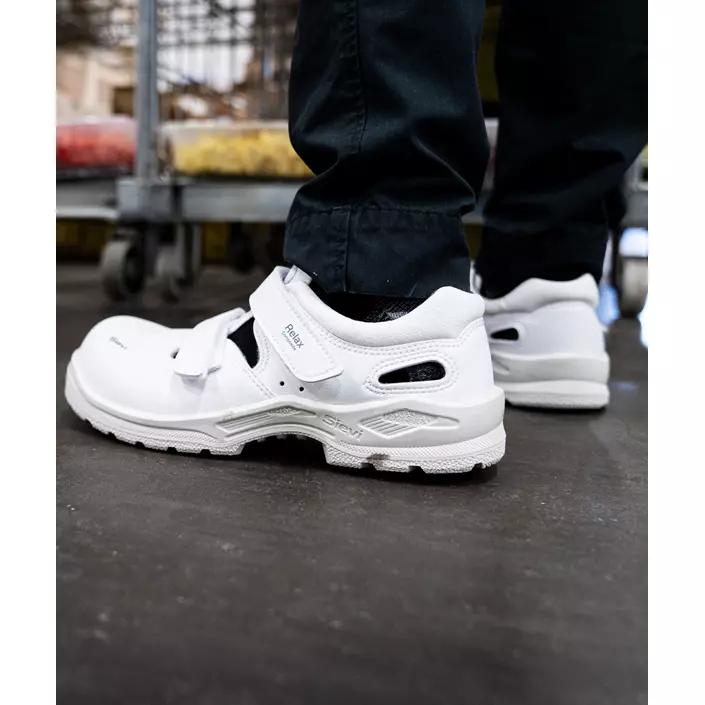 Sievi Relax CT XL skyddssandaler S1, White, large image number 1