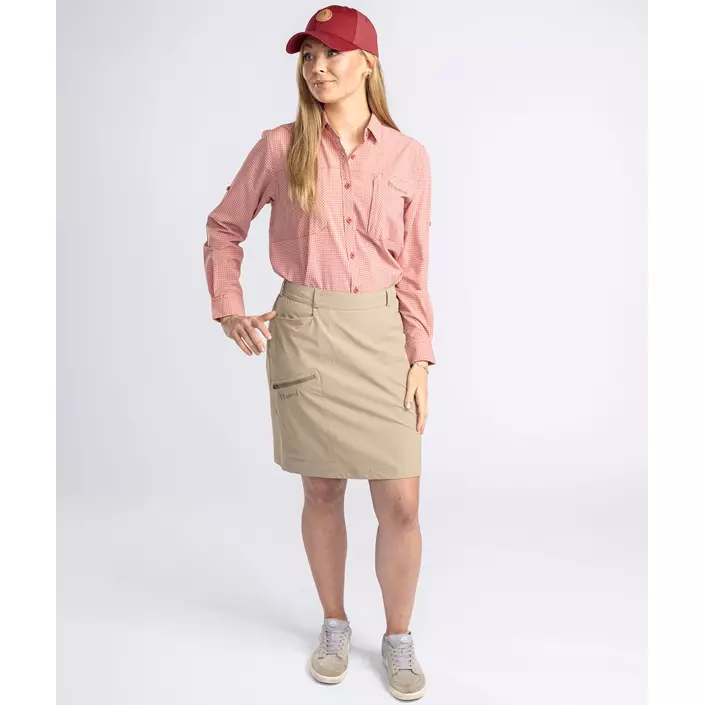 Pinewood NatureSafe dameskjorte, Brick Pink/Off White, large image number 7