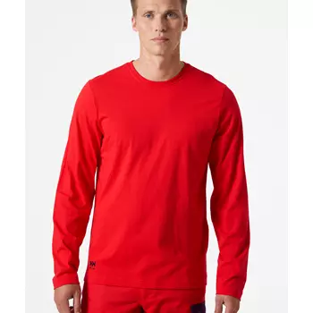 Helly Hansen Classic langærmet T-shirt, Alert red