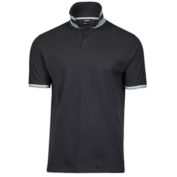 Tee Jays Club polo T-skjorte med kontrast, Dark-Grey