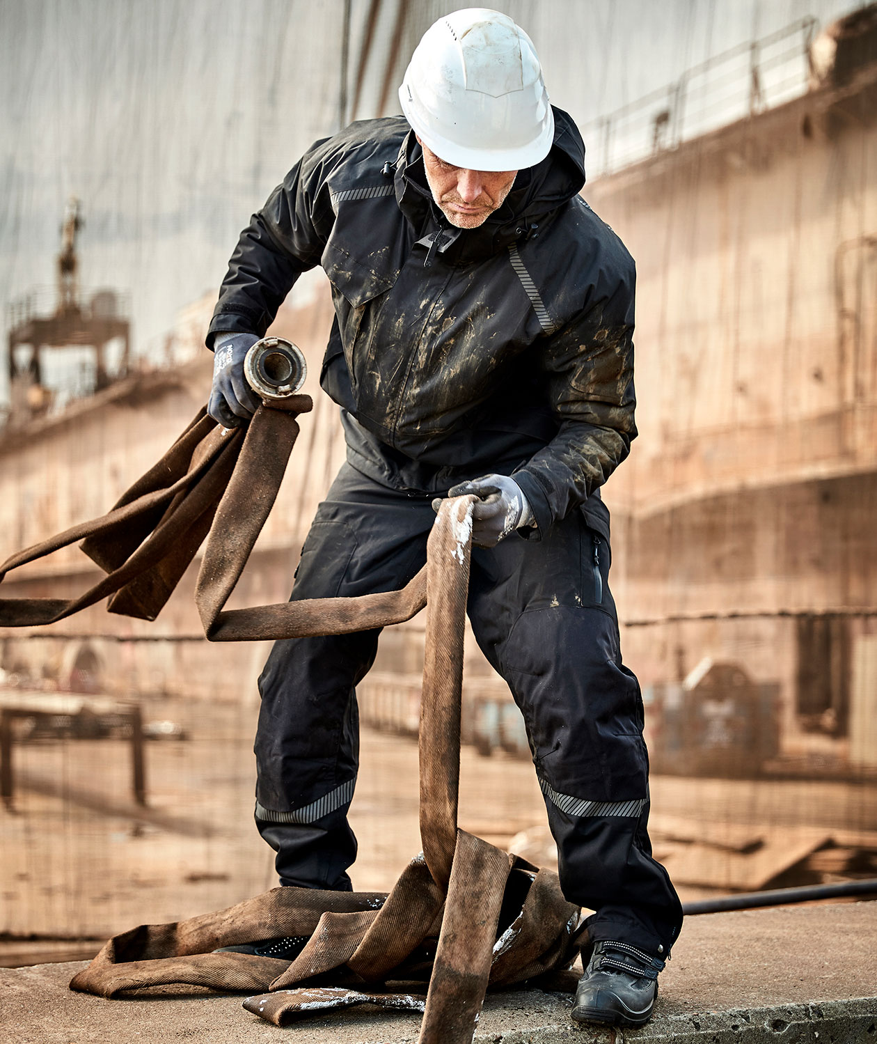 ELKA Working Xtreme winter jacket full stretch, Black, large image number 1