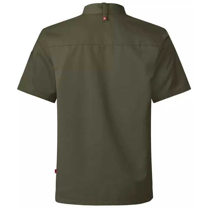 Segers 1097 kortærmet kokkeskjorte, Olive green, large image number 1