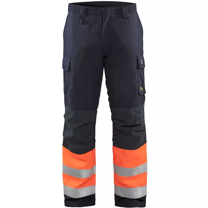 Blåkläder Multinorm vinterbukser, Marine/Hi-Vis Orange, large image number 0