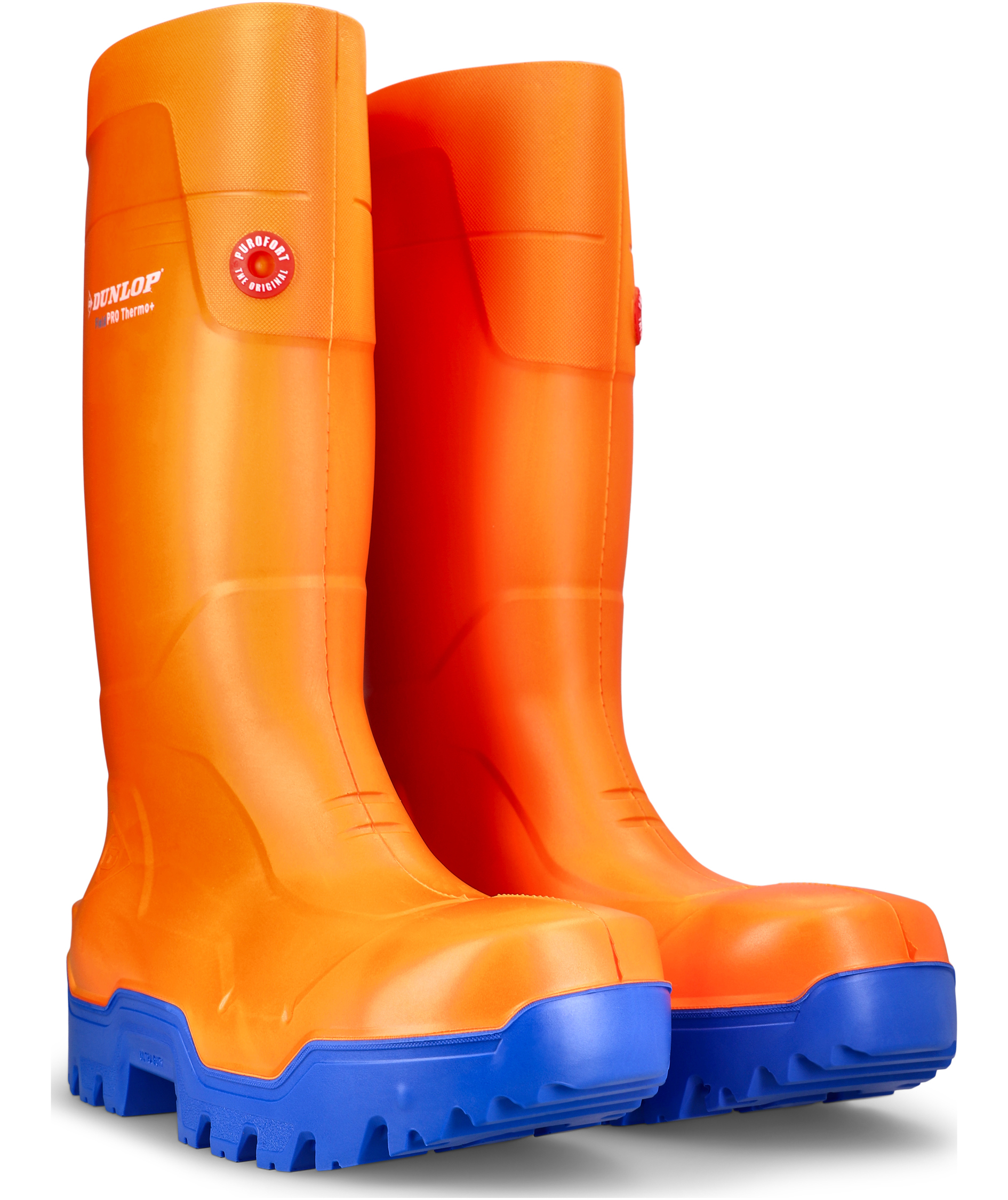 Dunlop Fieldpro Thermo+ sikkerhedsgummist&oslash;vler S5, Orange, large image number 4