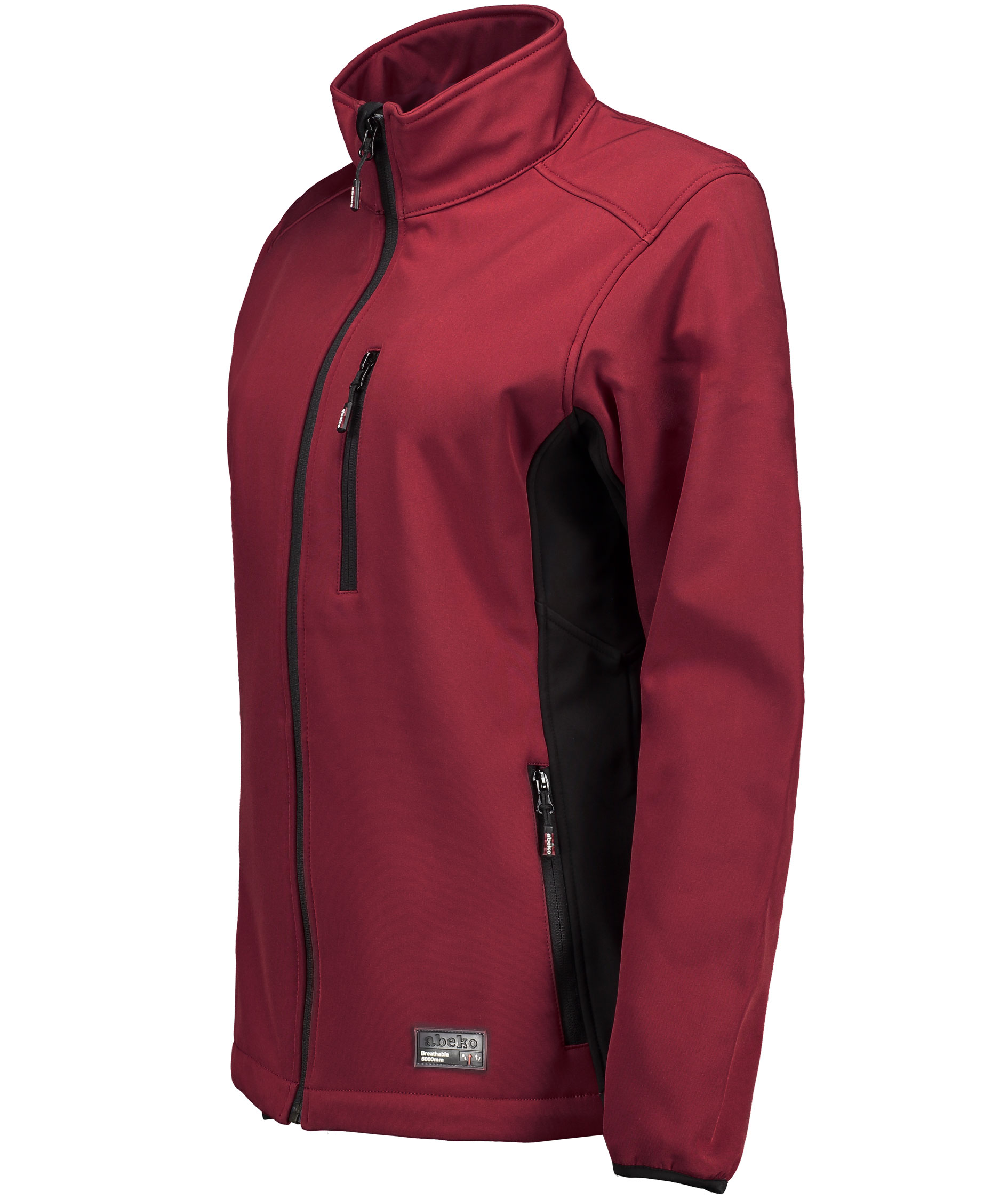 Abeko Bod&ouml; women's softshell jacket, Red/Black, large image number 2