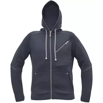 Cerva Neurum hoodie with zipper, Black