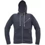Cerva Neurum hoodie with zipper, Black