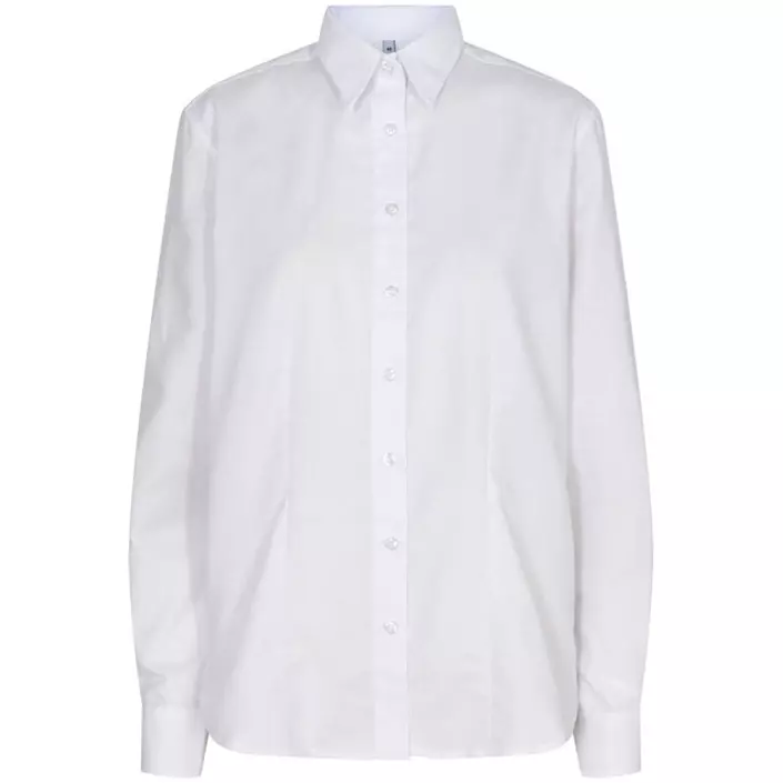 Angli Oxford Classic fit dameskjorte, Hvid, large image number 0
