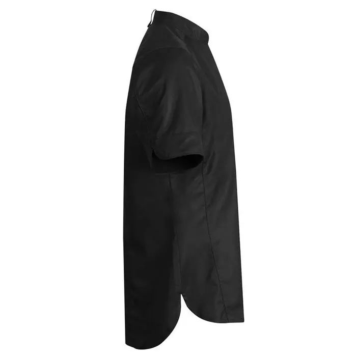 Segers 1023 slim fit short-sleeved chefs shirt, Black, large image number 3