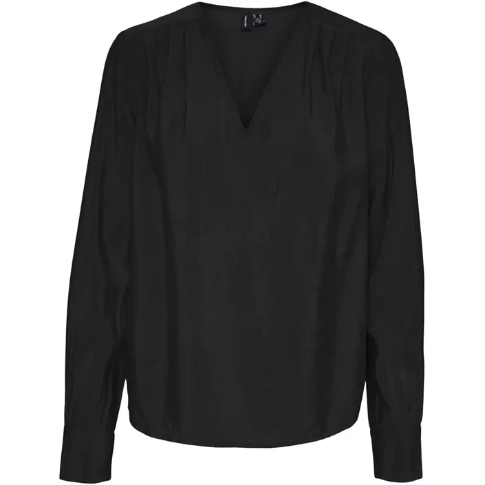 Vero Moda VMLENA dame bluse, Black, large image number 0