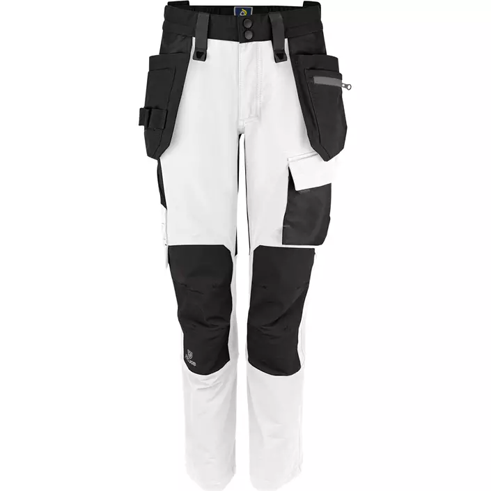 ProJob women's craftsman trousers 5564 full stretch, White, large image number 0