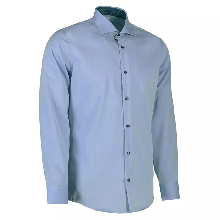 Seven Seas Fine Twill Virginia Modern fit skjorte, Lyseblå, large image number 2