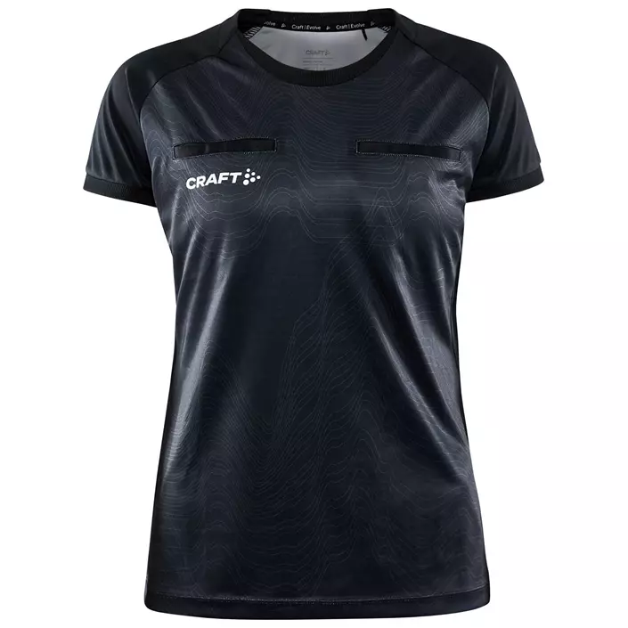 Craft Evolve Referee dame T-shirt, Sort, large image number 0