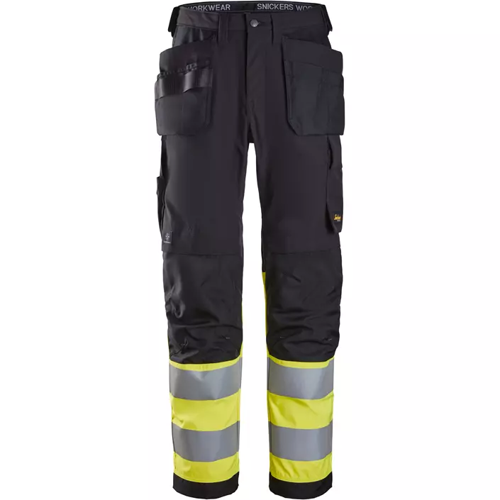 Snickers Handwerkerhose, Schwarz/Hi-Vis Gelb, large image number 0