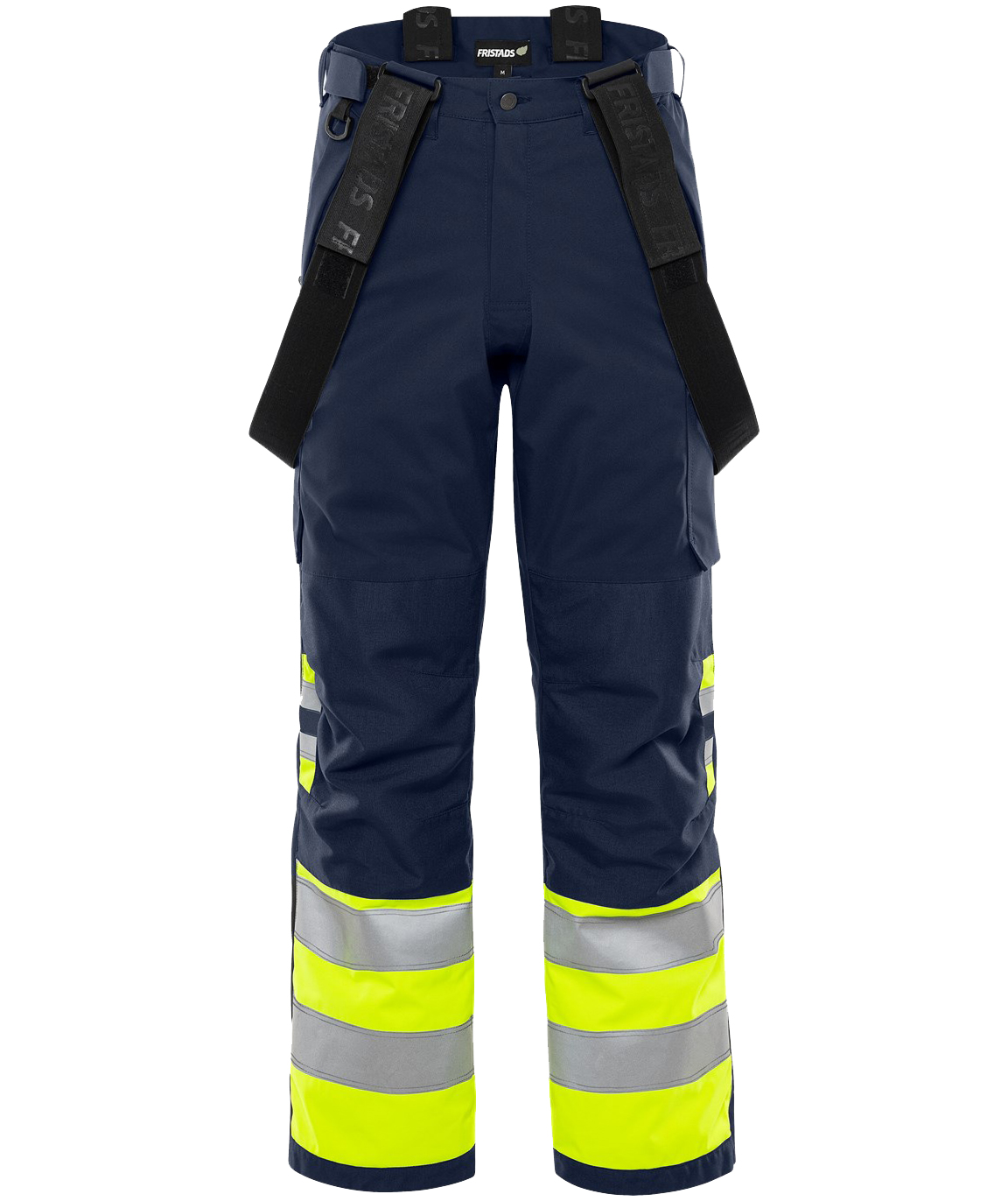 Fristads winter trousers 2681 GLPS, Hi-Vis yellow/marine, large image number 1