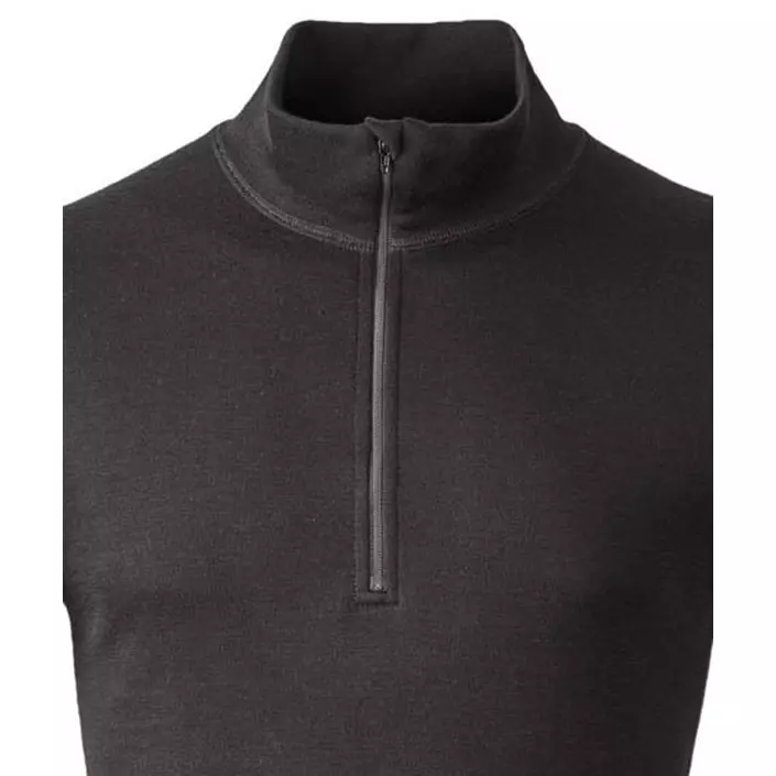 Xplor baselayer trøje med merinould, Sort, large image number 1