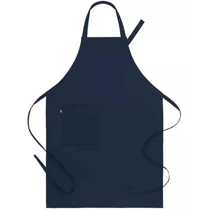 Segers 4579 bib apron with pocket, Dark navy, Dark navy, large image number 0